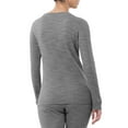 thumbnail image 4 of Fruit of the Loom Women's and Women's Plus Eversoft Waffle Thermal Top, 2-Pack, 4 of 10