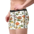 thumbnail image 3 of Kdxio Men's Boxer Briefs with Mushrooms Print - Comfortable and Breathable Underwear for Everyday Wear, 3 of 7