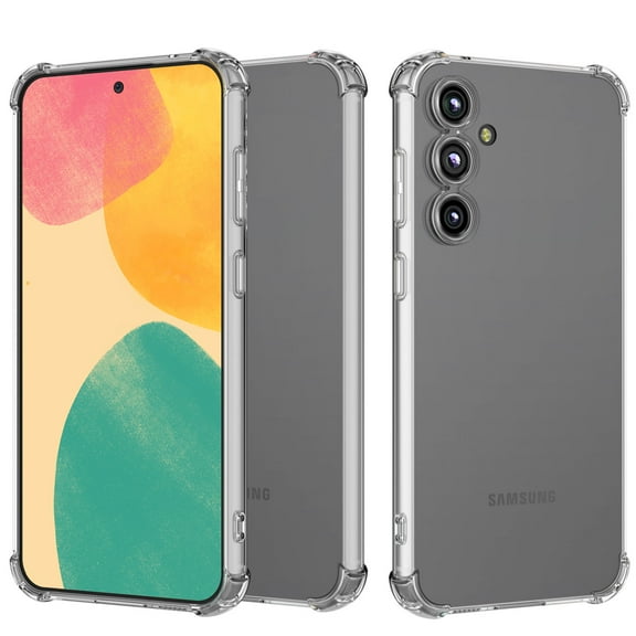 Galaxy S23 FE 5G Case, Takfox Crystal Clear Cover with Reinforced Corner Bumper Slim Flexible TPU Phone Case for Samsung Galaxy S23 FE 5G 6.4" ,Clear