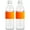 Orange, variant on Copco Hydra Water Bottle with Spill-Resistant Lid, 16.9 oz (Set of 2) - Reusable Tritan Non-Slip Sleeve, Twist-Open Body - BPA-Free, Leak-Proof, Durable & Portable for Gym, Office, School (Gray)