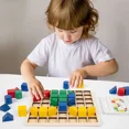 thumbnail image 2 of Wooden Creative Block Puzzle Children Color Shape Early Educational Toys Kids Exercise Patience Toys Montessori Teaching Aids, 2 of 6
