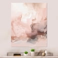 thumbnail image 2 of Designart "Delicate Marble Pink Abstract I" Abstract Metal Wall Art Prints, 2 of 5