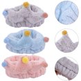 thumbnail image 1 of CATIEBYE 3Ud Cintas Para El De Coral Fleece Suaves Elásticas Para Limpieza Facial Y Fitness, 1 of 8