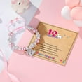 thumbnail image 5 of Unicorn Bracelet for Girls Age 3-12 Birthday Anniversary Christmas Gift for Daughter Granddaughter Niece Kids Jewelry Present, 5 of 6
