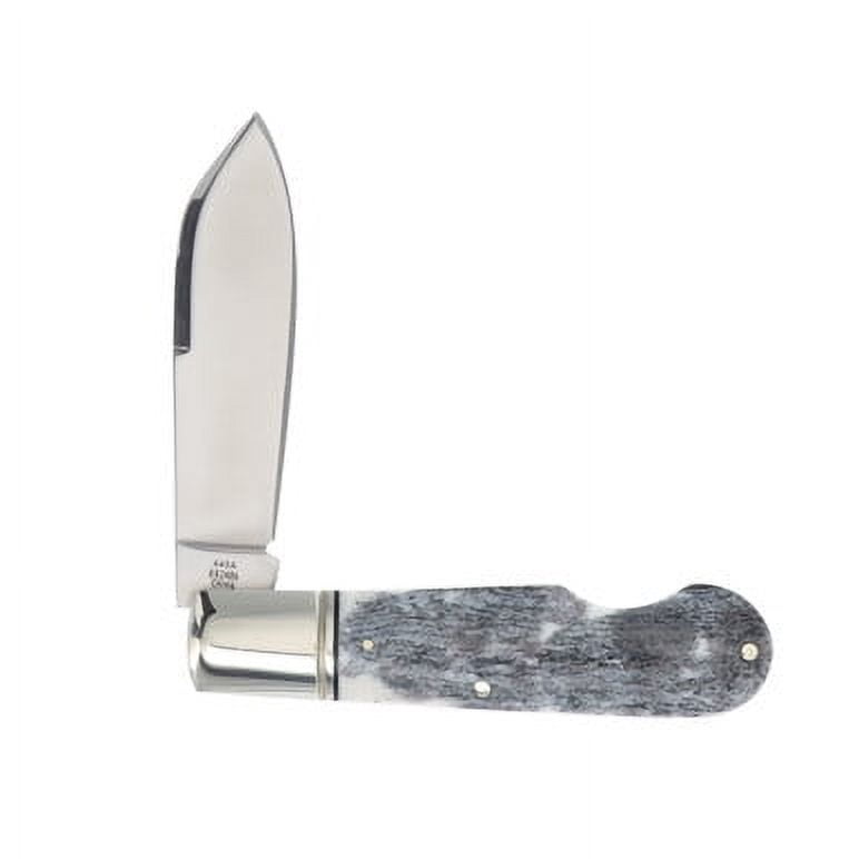 Rough Ryder Knives Rough Ryder Black Appaloosa 30th Anniversary Spade Shield 1-Blade EZ Open Folding Knife