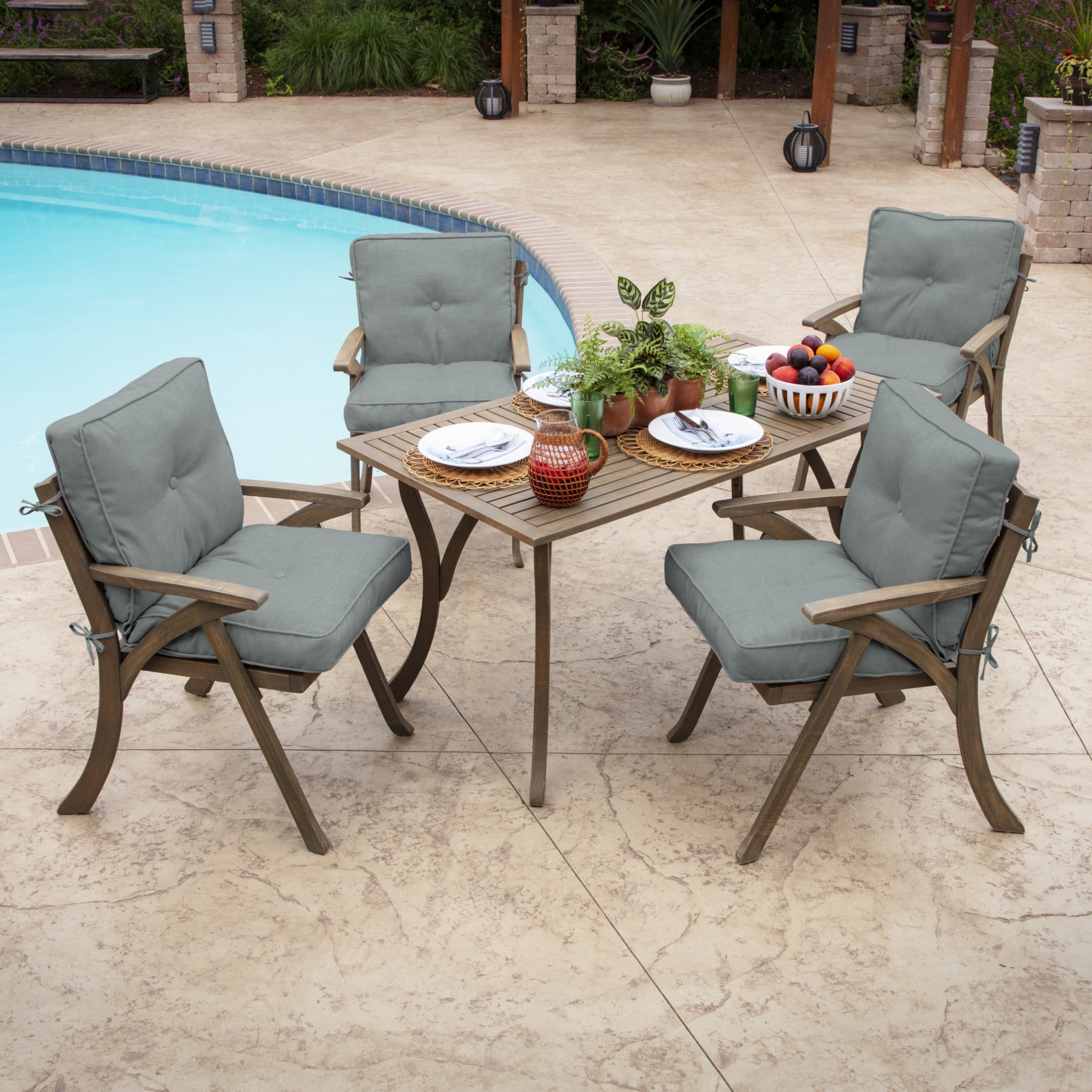 Arden Selections Outdoor Plush Classic Tufted Blowfill Dining