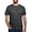 Dark Heather, variant on CafePress - Delta Sigma Phi Grayscale Stacked Logo T Shirt - Mens Tri-blend T-Shirt