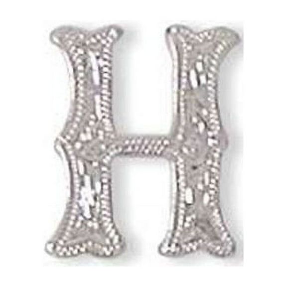 Tandy Leather Alphabet Letter H Screwback Concho 3/4" 1339-08