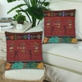 thumbnail image 2 of MKHERT African Dance Throw Pillowcase Pillow Cover Cushion Couver 18x18 inch, Set of 2, 2 of 3