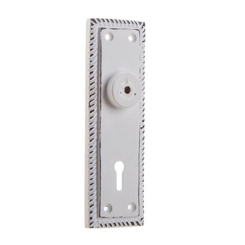 metal door knob plate