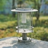 Executive Deck Post Stainless Steel Solar Light