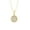 10K Yellow Gold, variant on Fine Jewelry Sterling Silver Lab-Grown Diamond Cluster Pendant for Women with Silver Cable Chain Necklace (1/10 cttw, VS1 Clarity, D-F Color) 18inch