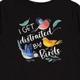 thumbnail image 4 of Inktastic I Get Distracted by Birds Boys or Girls Long Sleeve Toddler T-Shirt, 4 of 5