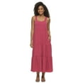 thumbnail image 2 of Cruise Tiered Maxi Sundress (Lilac Rose, Large), 2 of 3