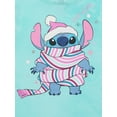 thumbnail image 2 of Disney Stitch Full of Joy Girls Long Sleeve Glitter Rib Tee, Sizes 4-16, 2 of 3