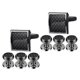 thumbnail image 1 of WEUVEB 8Ud De Cufflinks Y Studs Para Negro En Cobre Para Eventos Formales, 1 of 8