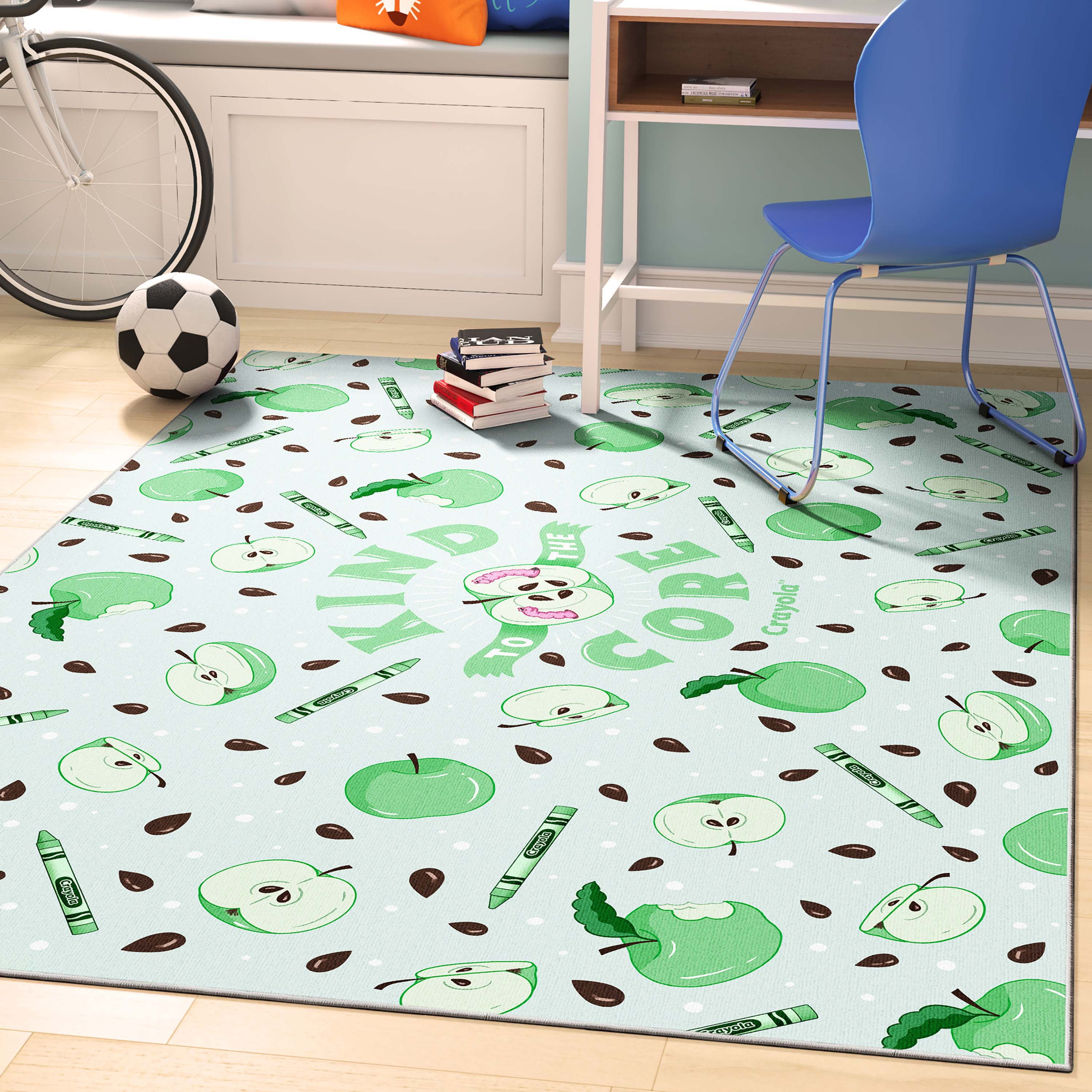 Crayola Collection By Well Woven Kind to the Core Green 3'3" x 5' Area Rug