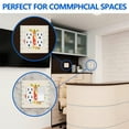 thumbnail image 4 of 2-Gang Screwless Pioneer Floral Decorative Wall Plates,Size 2-Gang 4.7"W x 4.7"H,Unbreakable Thermoplastic Faceplate Cover for Kitchen Living Room Bedroom Decorator Receptacle Outlet Switch, 4 of 7