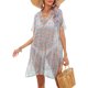 thumbnail image 3 of Lucakuins, pareo de Bikini con estampado a la moda para mujer, Tops transparentes de manga corta calados para la playa, Tops de punto, traje de baño, blusa con protección solar Lucakuins  moda, 3 of 9