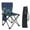 A, variant on Clearance Sale! Portable Folding Chair with Backrest Lightweight Car Bon Steel Camping Chair for Outdoor Fishing Art Sketching (Medium/Large Leaf & Boho Patterns) Includes Carry Bag