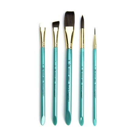 UPC: 0090672380500 | Royal & Langnickel® Menta™ Synthetic Squirrel Watercolor 5 Piece Brush Set