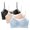 Blue, variant on Wireless Women's Bra Seamless Ultra Thin Ice Silk Bra Breathable Ice Silk Daily Bra With Removable Pads 3 Packs Ice Silk Comfortable Bra, Women's Bra M