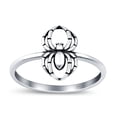 thumbnail image 2 of Spider Oxidized Band Solid 925 Sterling Silver Thumb Ring Size 9, 2 of 5