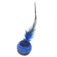 thumbnail image 1 of Cat Plush Toy Creative Fake Feather Interactive Cat Mouse Toy Kitten Ball Toy, 1 of 10