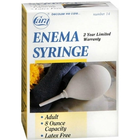 Cara Adult Enema Rectal Syringe 14 - 8 Oz, 2 Pack