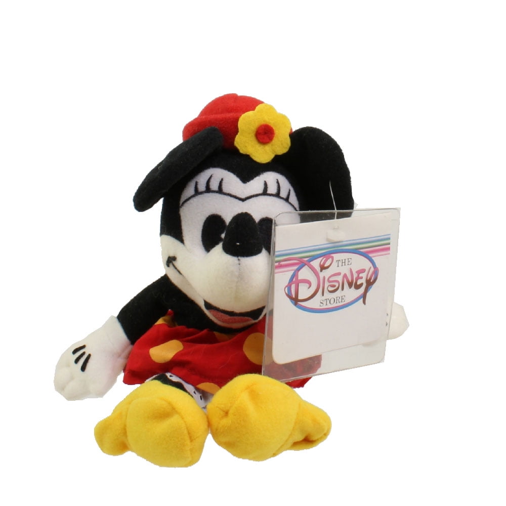Disney Mickey Mouse Plush Bean Bag 9" Soft Toy Stuffed Animal 