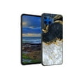thumbnail image 1 of Compatible with Moto One 5G Phone Case, White-Golden-Marble-109-jpg-0-2 Case Men Women, Flexible Silicone Shockproof Case for Moto One 5G, 1 of 1