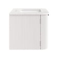 thumbnail image 6 of Zia 30" Wall-Mount Bathroom Vanity with Marble Sink in Ivory, 6 of 11
