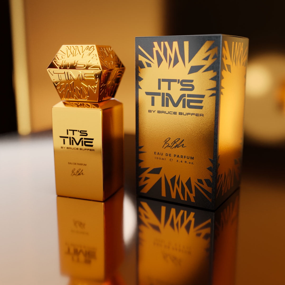 IT'S TIME by Bruce Buffer Eau de Parfum 3.4 fl. oz.