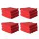 thumbnail image 2 of Toalla para platos de descontaminación fuerte de 12 piezas Toalla de limpieza de microfibra antiadherente para el hogar para la cocina (rojo), 2 of 5
