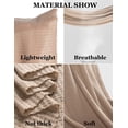 thumbnail image 4 of Ekouaer Waffle Knit Lounge Sets for Women Long Sleeve Pajamas Set with Pockets 2 Pieces Outfits Top and Pants, 4 of 6