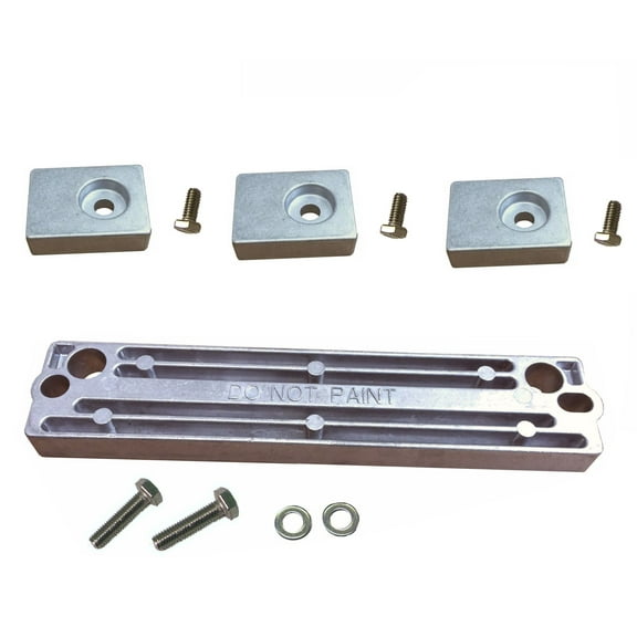 Complete Aluminum Anode Kit w/ Hardware for Suzuki 150 - 300 HP Outboard Motors US Military Grade Aluminum Anode Kit Replaces Martyr CMSZ150350KITA, Tecnoseal 20911AL