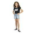 thumbnail image 4 of Levi's Girls' Girlfriend Denim Shorty Shorts, Sizes 4-16, 4 of 9