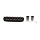 thumbnail image 2 of Piezas de instrumentos musicales de aleación Puente de guitarra eléctrica Conjunto de puente de guitarra de con pieza de cola de llave Negro kusrkot Piezas de puente de guitarra eléctrica, 2 of 6
