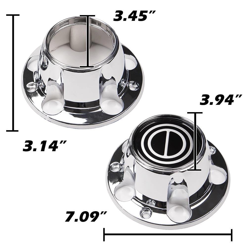 4PCS Set 180 New Car Hub Caps Fit for F-150 F150 Bronco Van 1980-1996 Car Truck Custo Ri