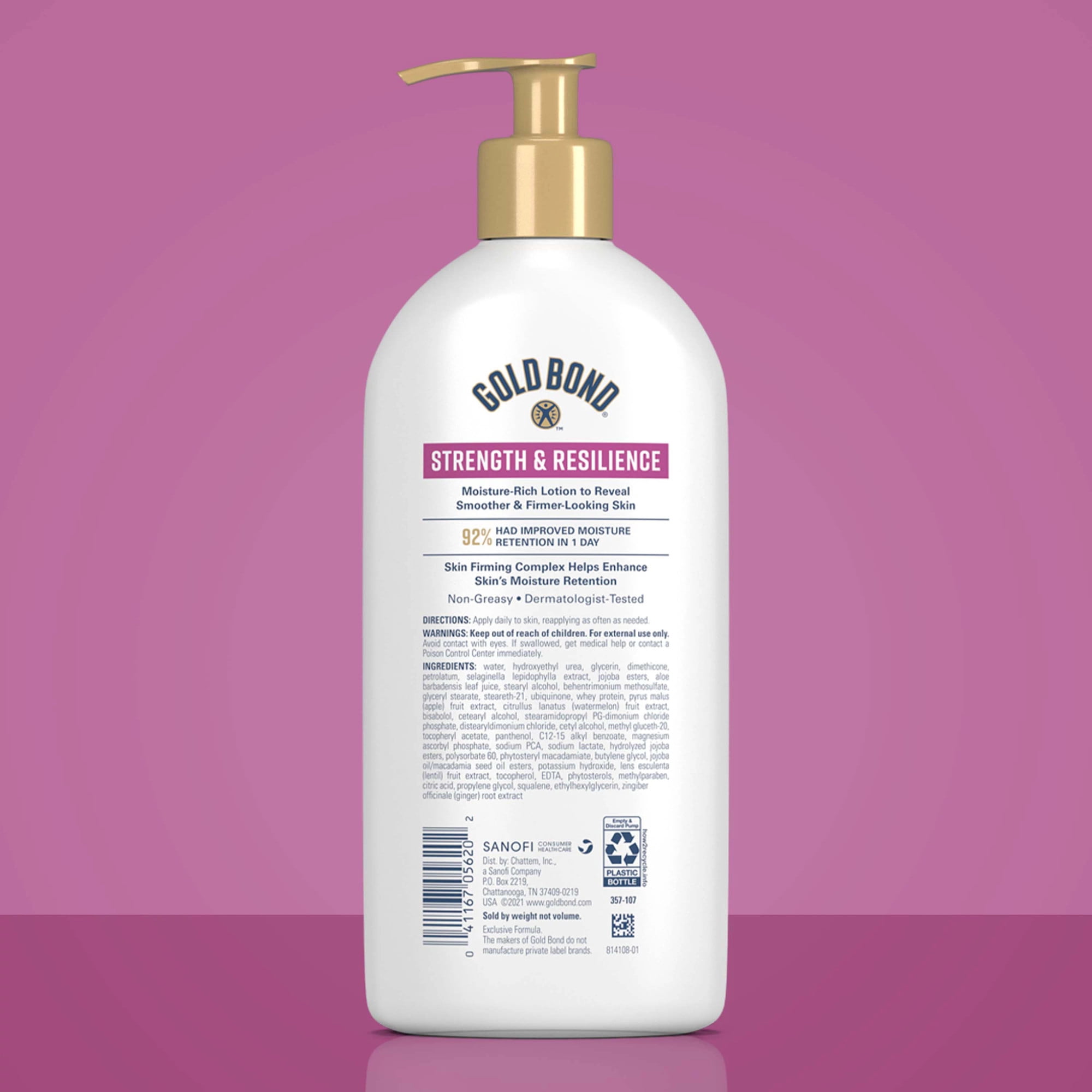 (2 pack) Gold Bond Age Renew Strength and Resilience Lotion, 13 oz., With Proteins and Lipids for Aging and Mature Skin