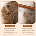 thumbnail image 3 of Pet Comb for Dogs & Cats, Stainless Steel Flea Comb with Fine Teeth, Gentle Massage Brush Removes/Loose/Fur&Tangles for All Coat Types H, 3 of 3