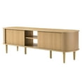 thumbnail image 3 of Contour 63" Wood TV Stand in Oak, 3 of 7