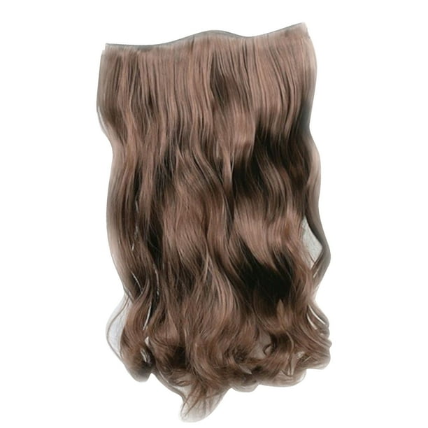 Postizos largos,Extensiones de cabello Largo ondulado Extensiones de cabello largo ondulado Extensiones de cabello con clip Diseño elevado