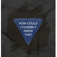 thumbnail image 2 of Ironic Magic 8 Ball Fortune Funny Womens Fitted Plus Size Graphic Tee Brisco Brands 2X, 2 of 4