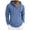 hgg486-Blue, variant on Yaoyar Men Lightweight Linen Blend Hoodie Shirt Long Sleeve V Neck Button Down Casual Pullover with Adjustable Drawstring