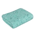 thumbnail image 2 of Bingfone Teal Turquoise Glitter Ultra Absorbent & Soft Hand Towels for Bath, Hand, Face, Gym and Spa-27.5x16in, 2 of 8