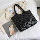 thumbnail image 3 of Bolso de axila para mujer, bolso de viaje informal de invierno de gran capacidad a la moda (negro), 3 of 8