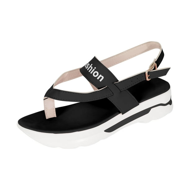 Amzcrzy Zapatos de mujer,Zapatos de mujer,Zapatillas de mujer, Sandalias casuales de suela gruesa con clip para mujer de verano Sandalias Mujer Zapatillas De Casa