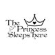 thumbnail image 3 of Adhesivos de pared Princess The Princess Sleeps Here con corona, 3 of 3