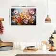 thumbnail image 2 of Watercolor Flower Wall Art Modern Abstract Poppy Floral Wall Decor for Bathroom Girl Bedroom Aesthetic Wildflower Picture Canvas Prints Spring Botanical Paintings Framed Artwork 12x16, 2 of 6